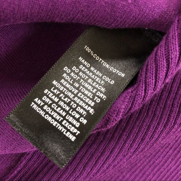 Lafayette 148 Purple Peplum Cardigan M - Picture 6 of 7